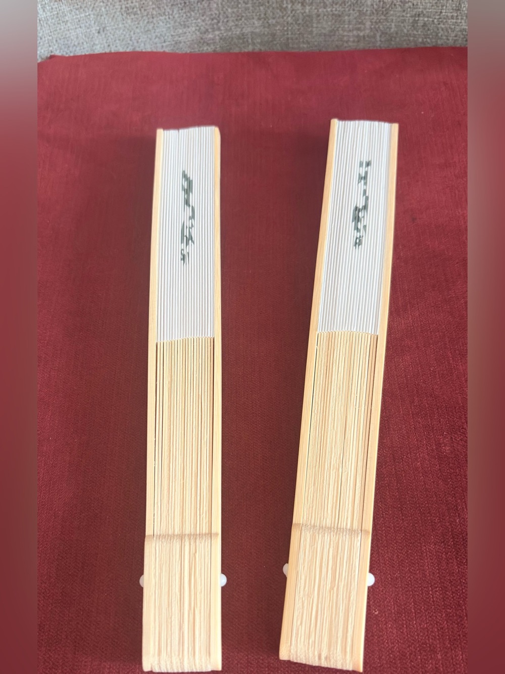 2 ‼️New‼️Regular Paper/ Bamboo Handheld Fan- Topo Chico